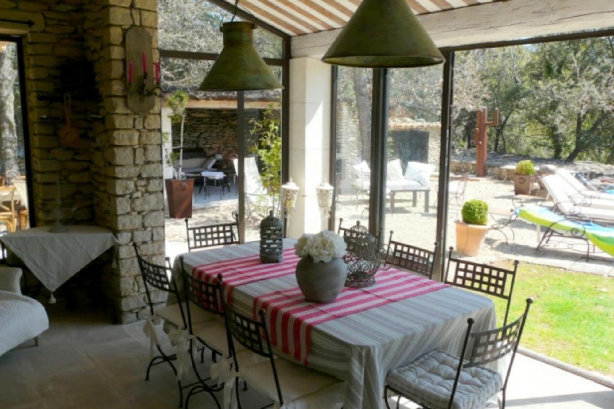 Beautiful Provencal Villa With Pool And Jacuzzi Lacoste  Eksteriør billede