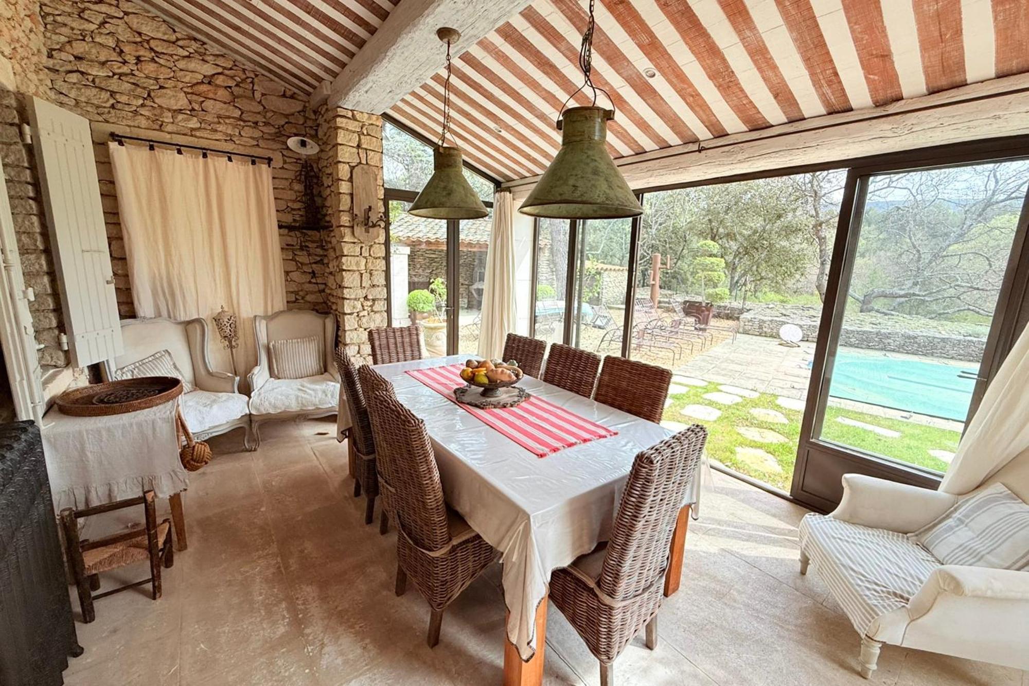Beautiful Provencal Villa With Pool And Jacuzzi Lacoste  Eksteriør billede