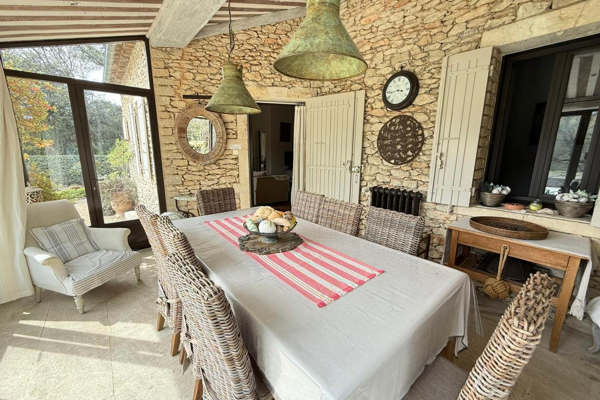 Beautiful Provencal Villa With Pool And Jacuzzi Lacoste  Eksteriør billede